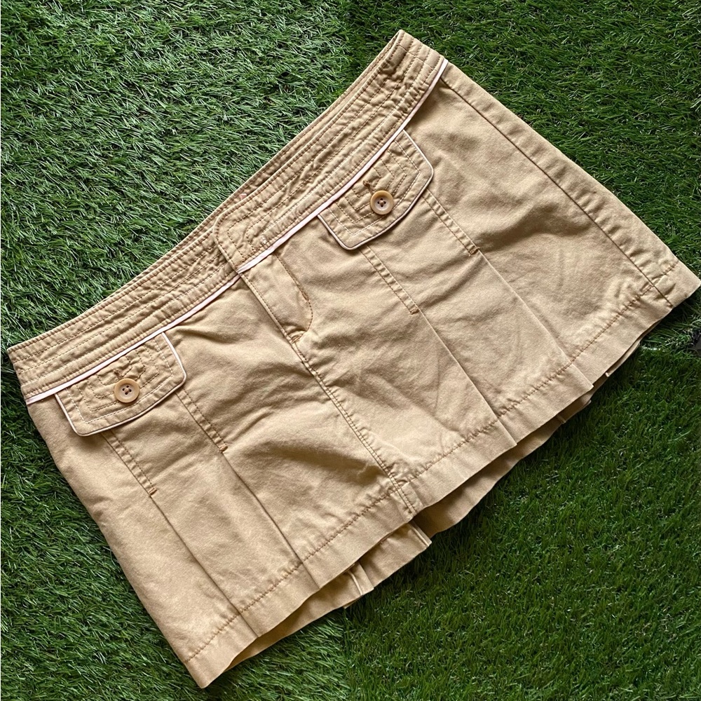 Abercrombie & Fitch khaki mini skirt